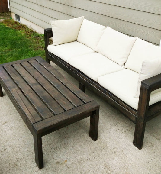 Outdoor Sofa, with the finishing of your choice!