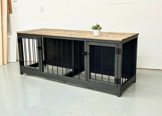 Double Wide Dog Kennel / Console Table